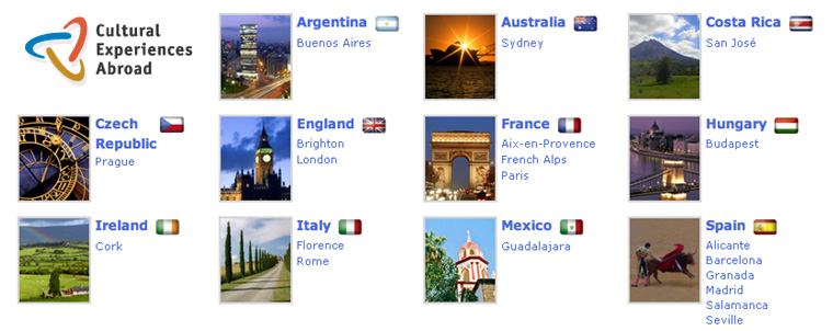 List of Study Abroad Countries