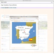 Online Style Guide Popup