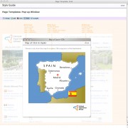 Online Style Guide Popup